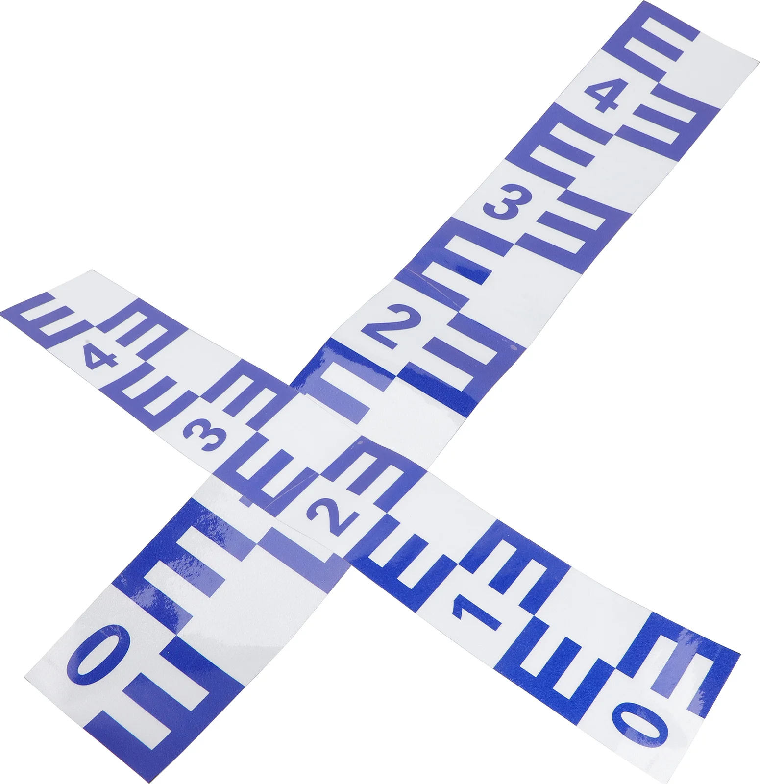 2 szt. Naklejki do oznaczania poziomu wody, wysokiej jakości, trwałe, odblaskowe, samoprzylepne, do oznaczania basenów, jezior, narzędzie do pomiaru poziomu wody