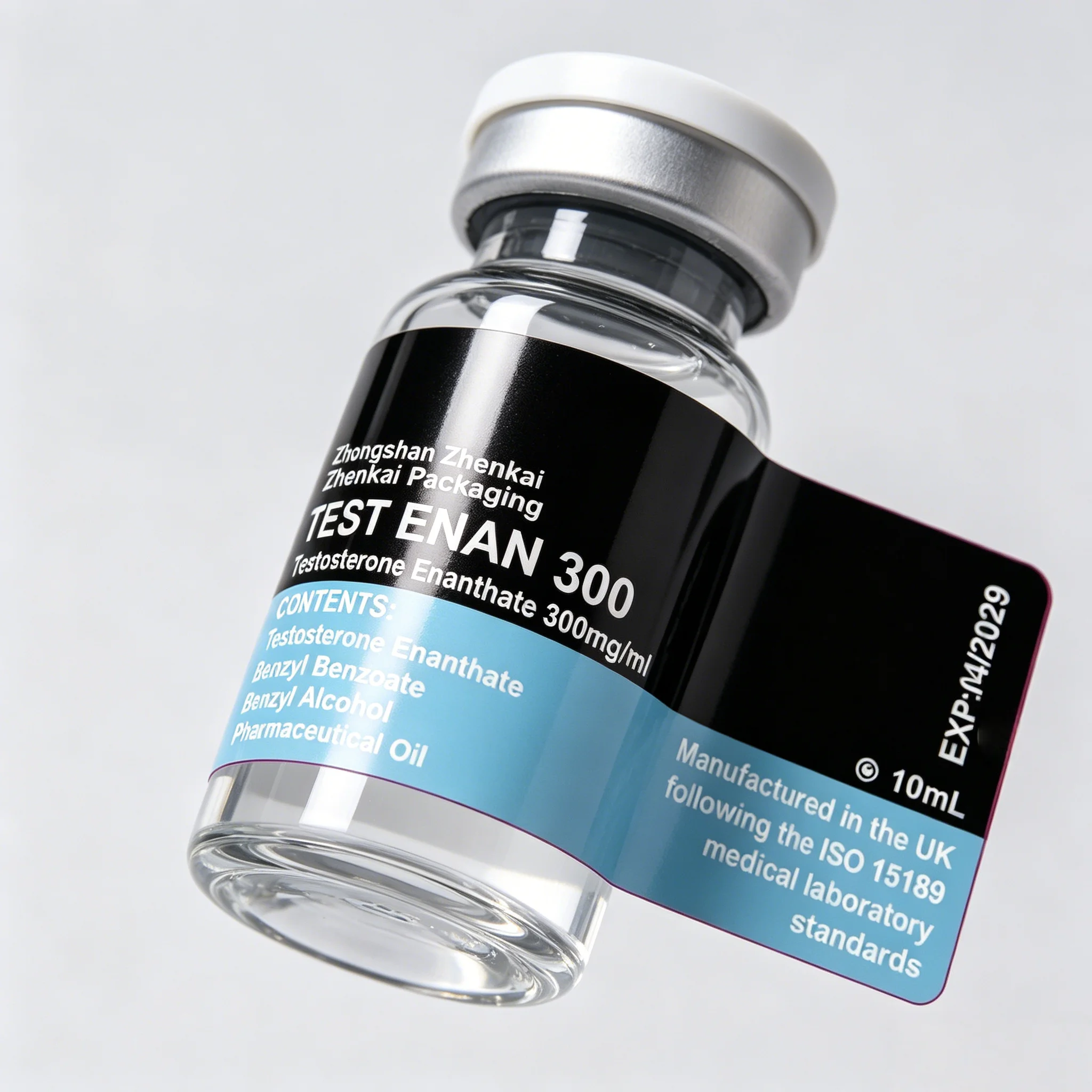 

Custom vinyl labels for peptide bottles,scratch resistant HD stickers with matching boxes for 3ml 5ml 10ml beauty fitness suppl