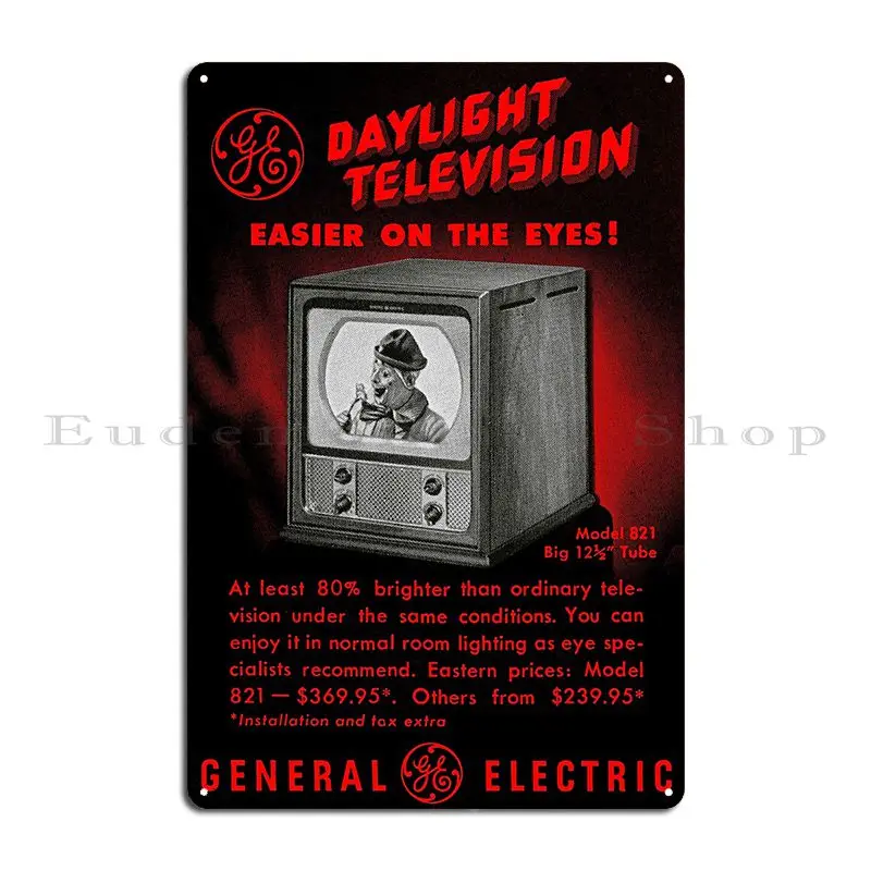 مجموعة التلفزيون الإعلان علامة معدنية المنزل لوحات شخصية المرآب شخصية تين تسجيل ملصق