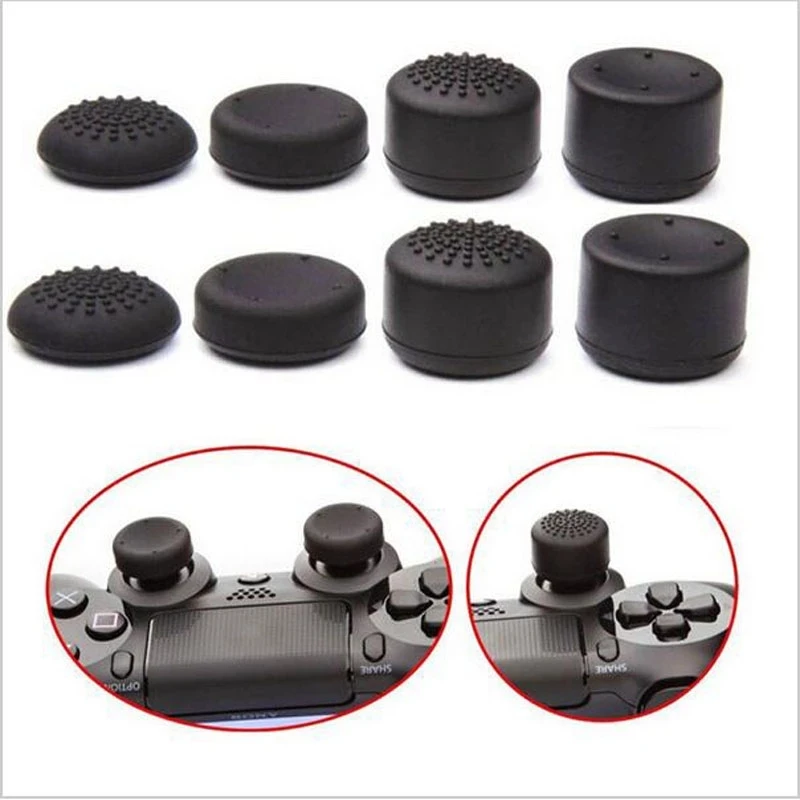 Tapas de silicona para mando de PS4/PS5/Switch/Pro/Xbox Ones/serie S/X, fundas para mando de consola, 8 unidades por lote
