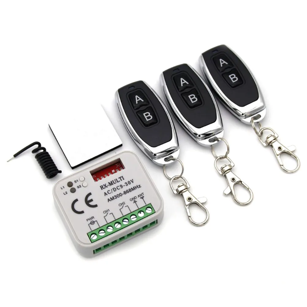 

Совместимый комплект пульта дистанционного управления для домашней автоматизации, многочастотный пульт дистанционного управления гаражными воротами