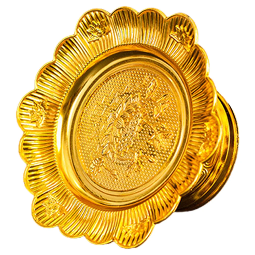 Offering Plate Sacrificial Fruit Tray Buddhist Offering Plate Temple Tribute Snack Serving Home Tray