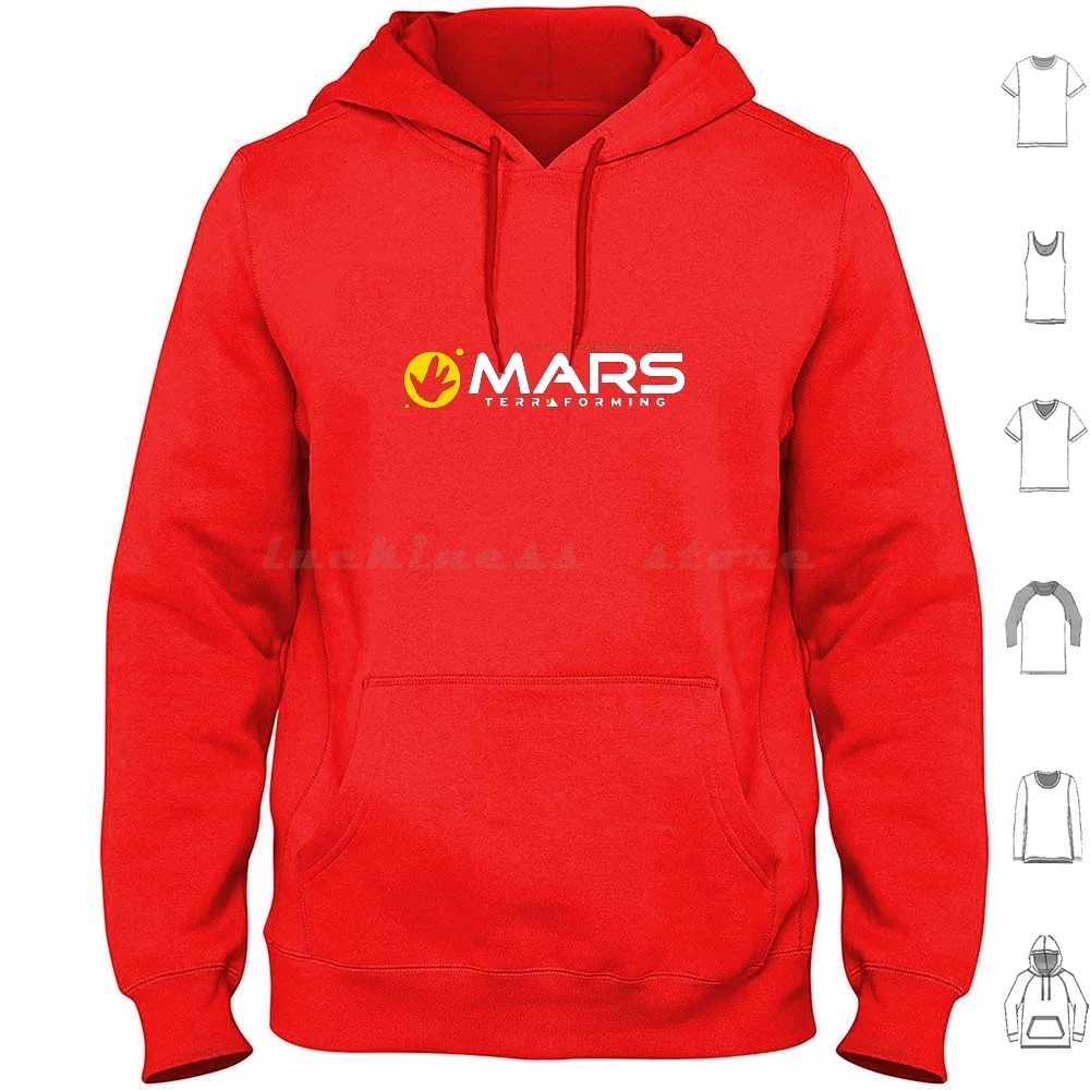 Terraforming ( Total Recall ) Hoodie Cotton Long Sleeve Case Phone Total Recall Rekall Schwarzenegger Arnold Sci Fi