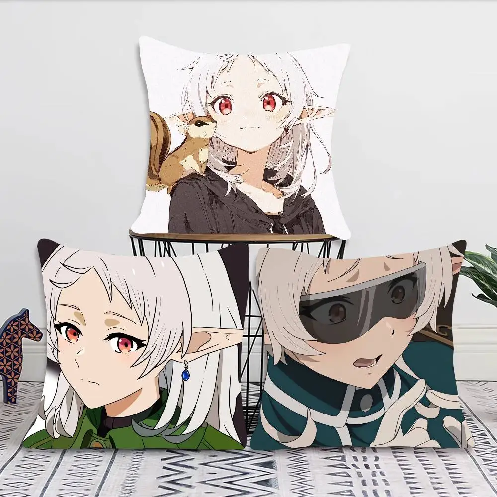 Sylphiette Animation J-Jobless R-Reincarnation Pillow Case Fashion Square Pillowcase Bedroom Sofa Room Ins Decoration Leisure