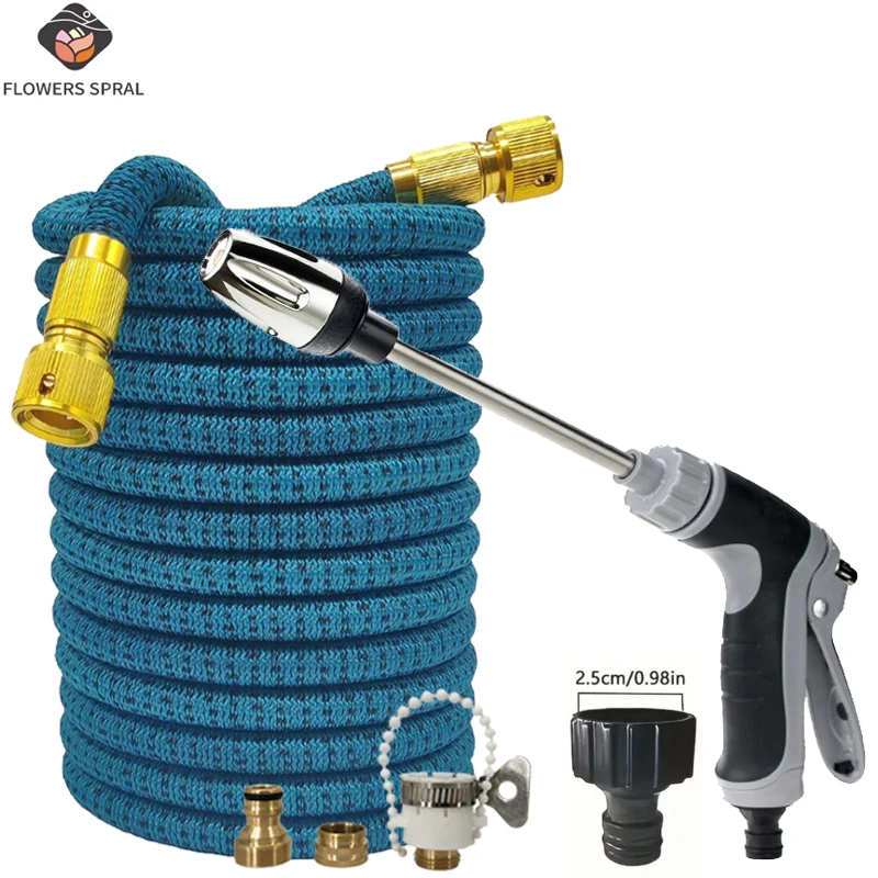 

Gardening Expandable Magic Hose, High-Pressure Car Wash Spray Gun, Adjustable, Garden Watering Hose, Garden Hose