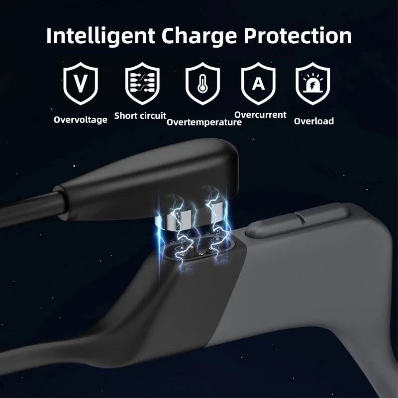 Cable de carga magnético USB tipo C para Shokz Pro S710 USB de carga rápida