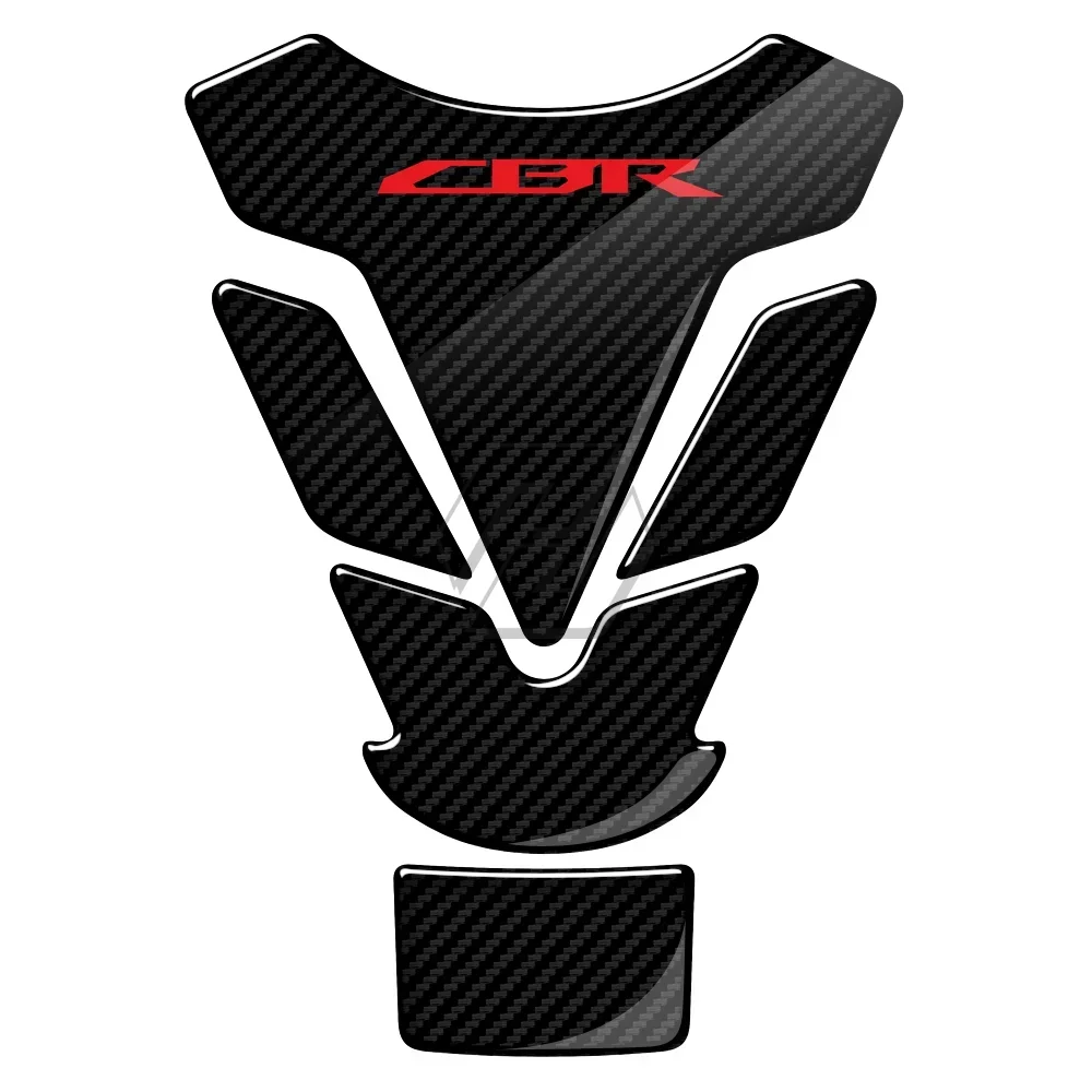 3D Carbon Look Motorrad Tank Pad Schutz Aufkleber für Honda CBR 600 900 1000 Tankpad Motorrad Aufkleber