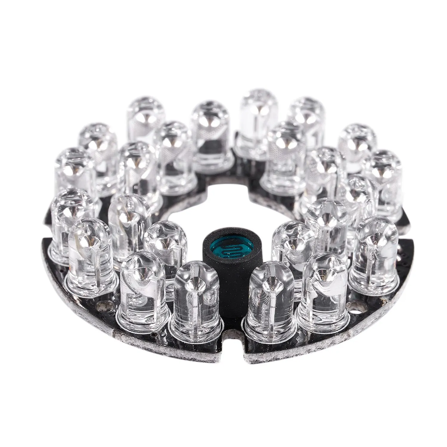 X46A_CCTV Camera 10Mil 90 Degree Red 5mm 24LED Bulb IR Infrared Lamp Board