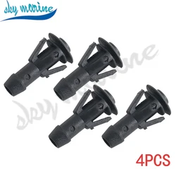 4PCS 6BL-44391 Hose Nipple for Yamaha Outboard Motor 2 Stroke 9.9-90HP or 4 Stroke F9.9-F115HP 6BL-44391 Boat Engine 6BL-44391-0