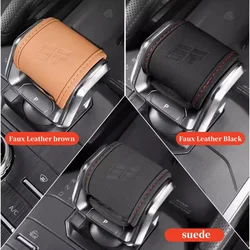 For Chery Jetour Traveller 2023-2026 Jetour T2 Faux Leather Gear Shift Knob Decorator Cover Auto Interior Styling Accessories
