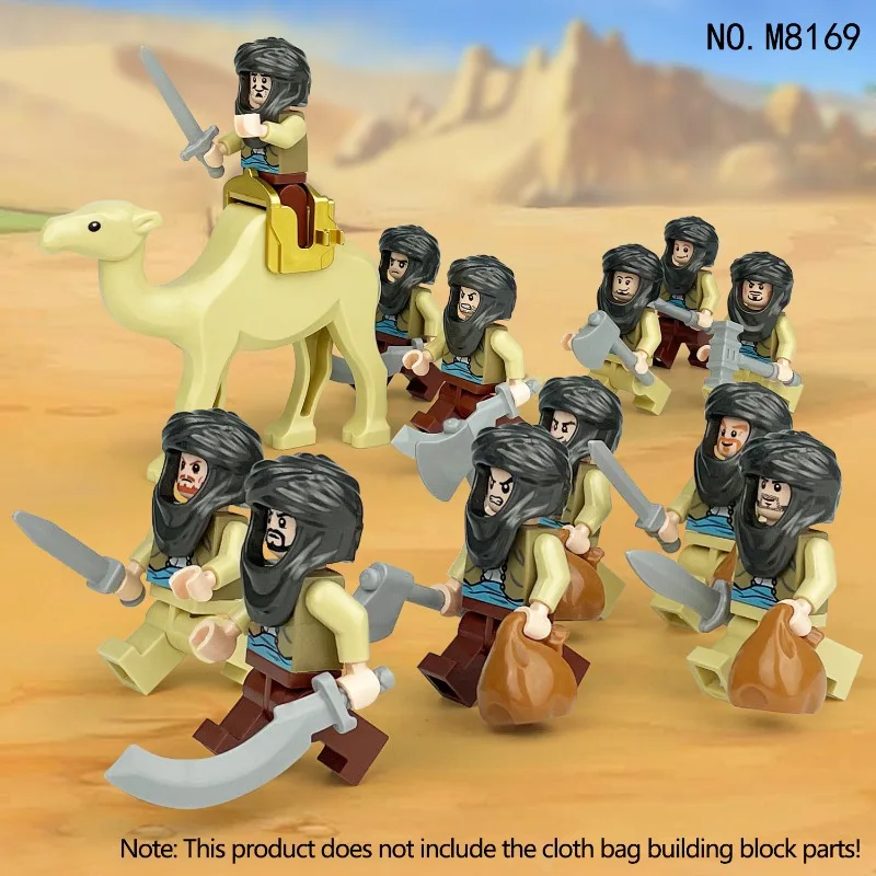 M8169 Saudi-Arabien Kinder-Bausatzspielzeug, humanoide Puppen, Mini-Figuren, Kinderspielzeug, Geburtstagsgeschenk, Cartoon-Figuren – Detail 6
