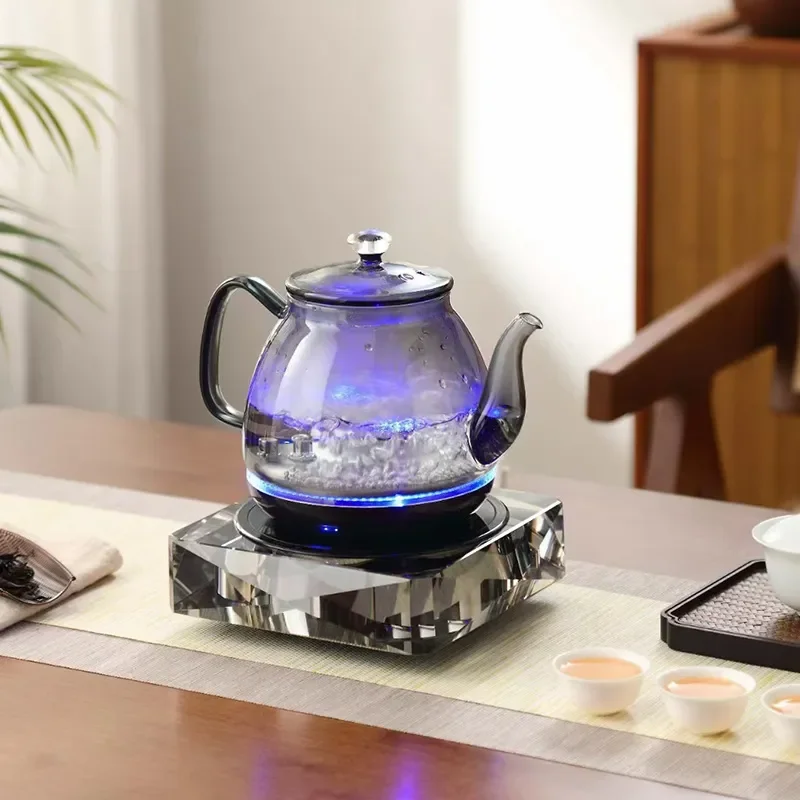 Automatic Electric Glass Kettle Fast Boiling Water Pot Tea Art Health Care Appliance with Auto Power Off Function for Home