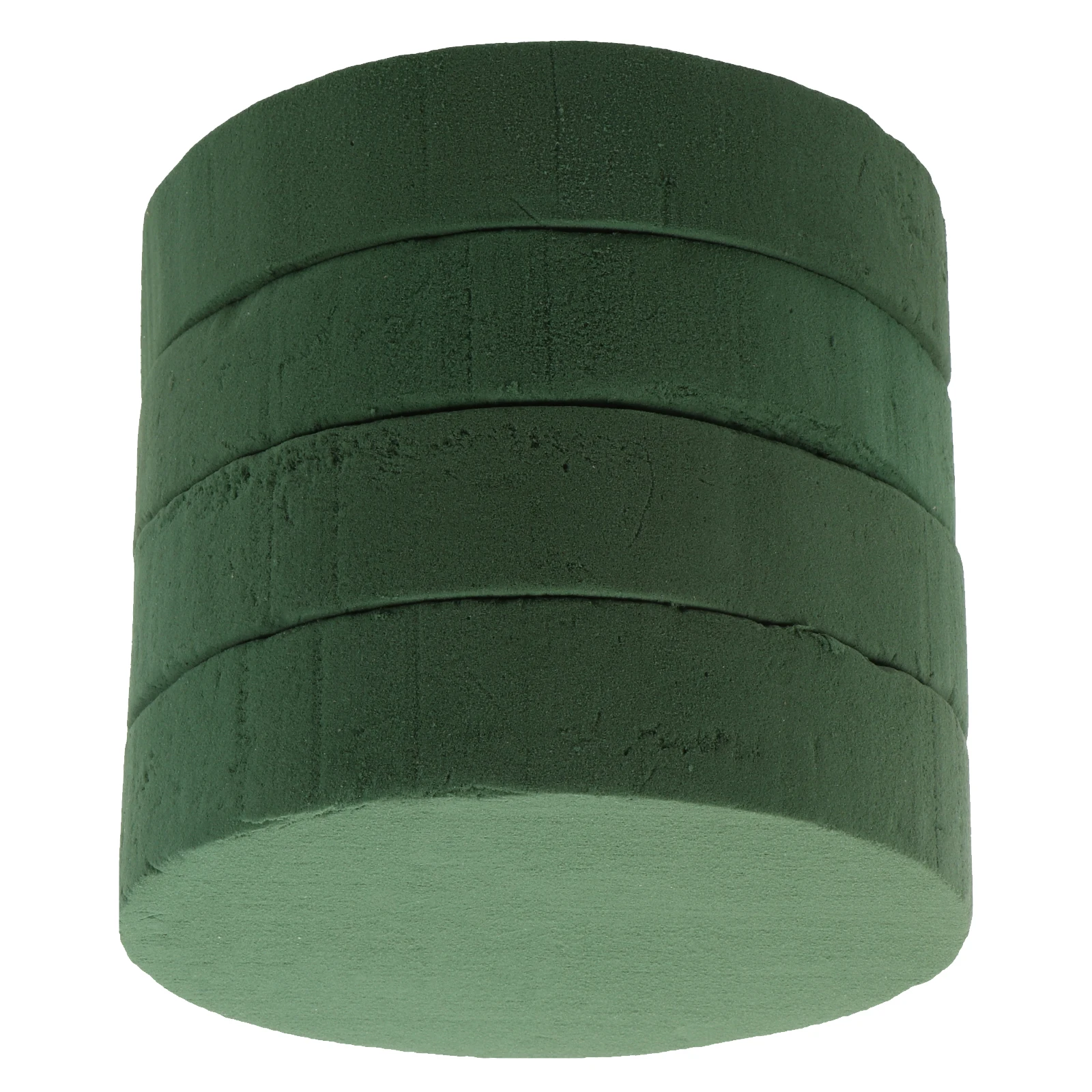 4Pcs Green Floral Foam Blocks Round Flower Bricks for Arranging Muds Craft Wedding Birthday Decoration Floral Wet Foams Set