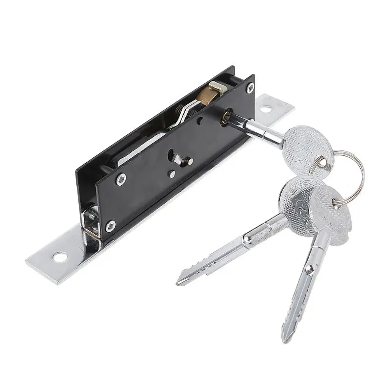 Durable Aluminum Alloy Sliding Door Hook Lock Cross-shaped for Key Locks Fo Drosphip