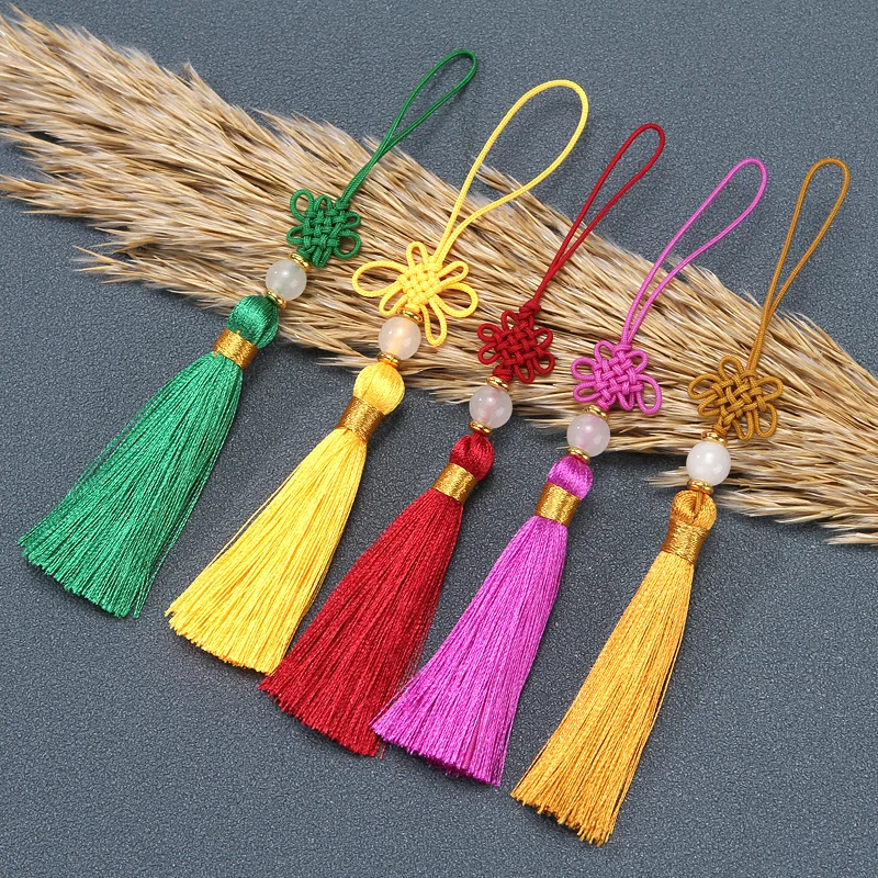 Hand-Woven Chinese Knot Bookmark, Small Size Sachet, Wedding Invitation, Candy Box Accessories, Small Pendant, Spring Festival