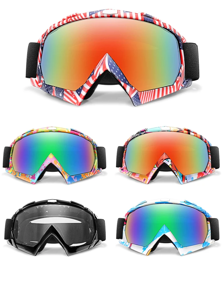AliExpress New Style BRAND Double Layers Anti-Fog Ski Snow Goggles Snowboard Glasses Snowmobile Eyewear Outdoor Sport Cycling Googles