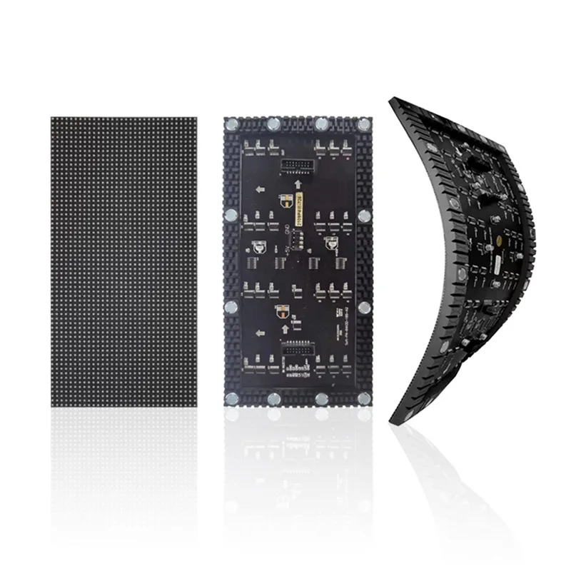 

Indoor led display soft film group cylindrical screen, arc LED display