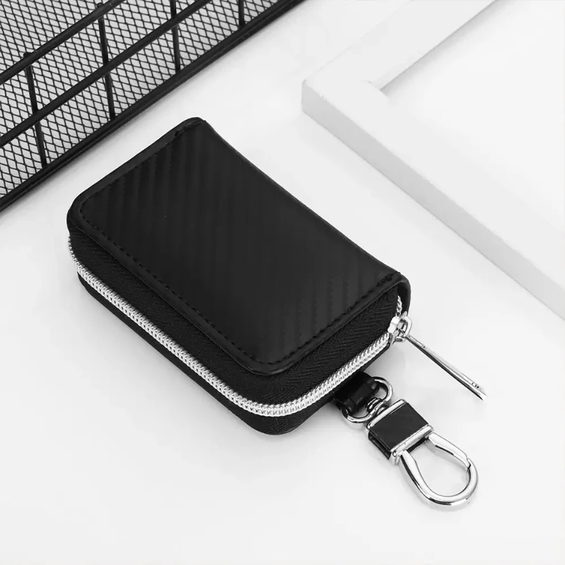 Kép 5: Autó kulcs Jeladás blocker esetben Faraday Cage Órazseb Erszény keyless RFID blocking Olvasottság
