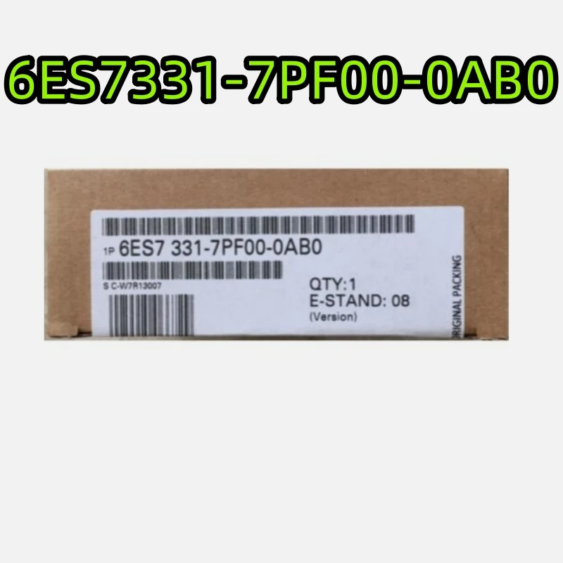 

New S7-300, analog input 6ES7 331-7PF00-0AB0 6ES73 31-7PF00-0AB0 6ES7331-7PF00-0AB0 Fast delivery One-year warranty