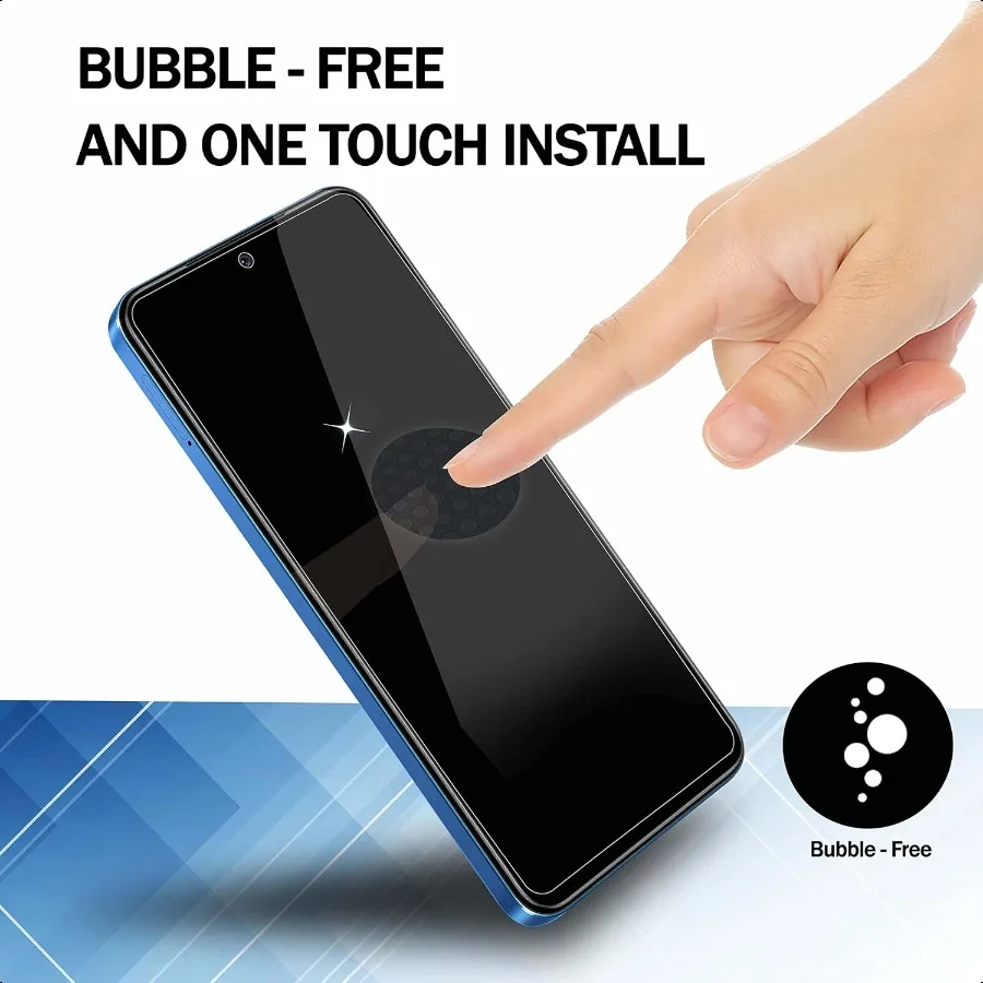 Proteggi schermo RKINC [Confezione da 3] per Google Pixel 8A Pellicola salvaschermo in vetro temperato 0,3 m [Garanzia a vita][BubbleFree][Ant