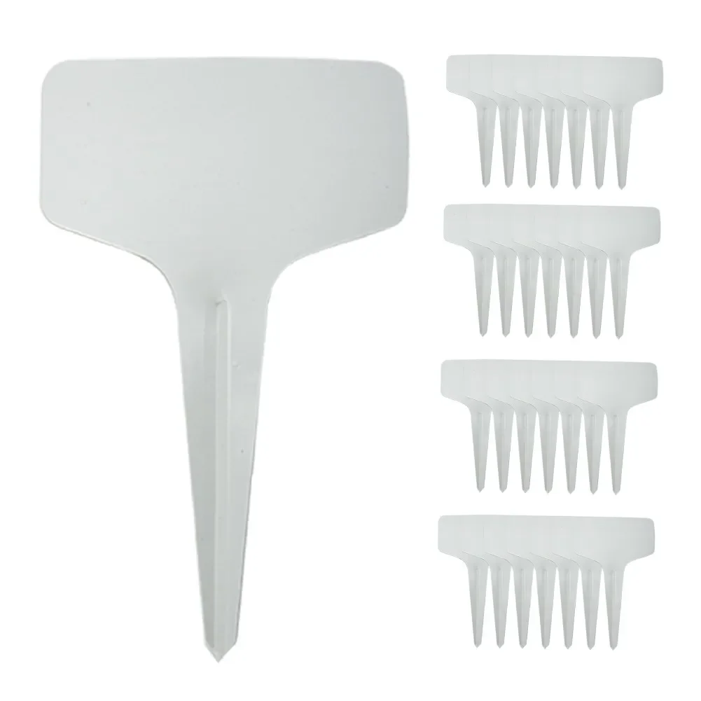 100PCS  Garden Labels Plant Waterproof Classification Sorting Sign Tag Ticket Plastic Writing Plate Board Plug In Card Colorful image 3
