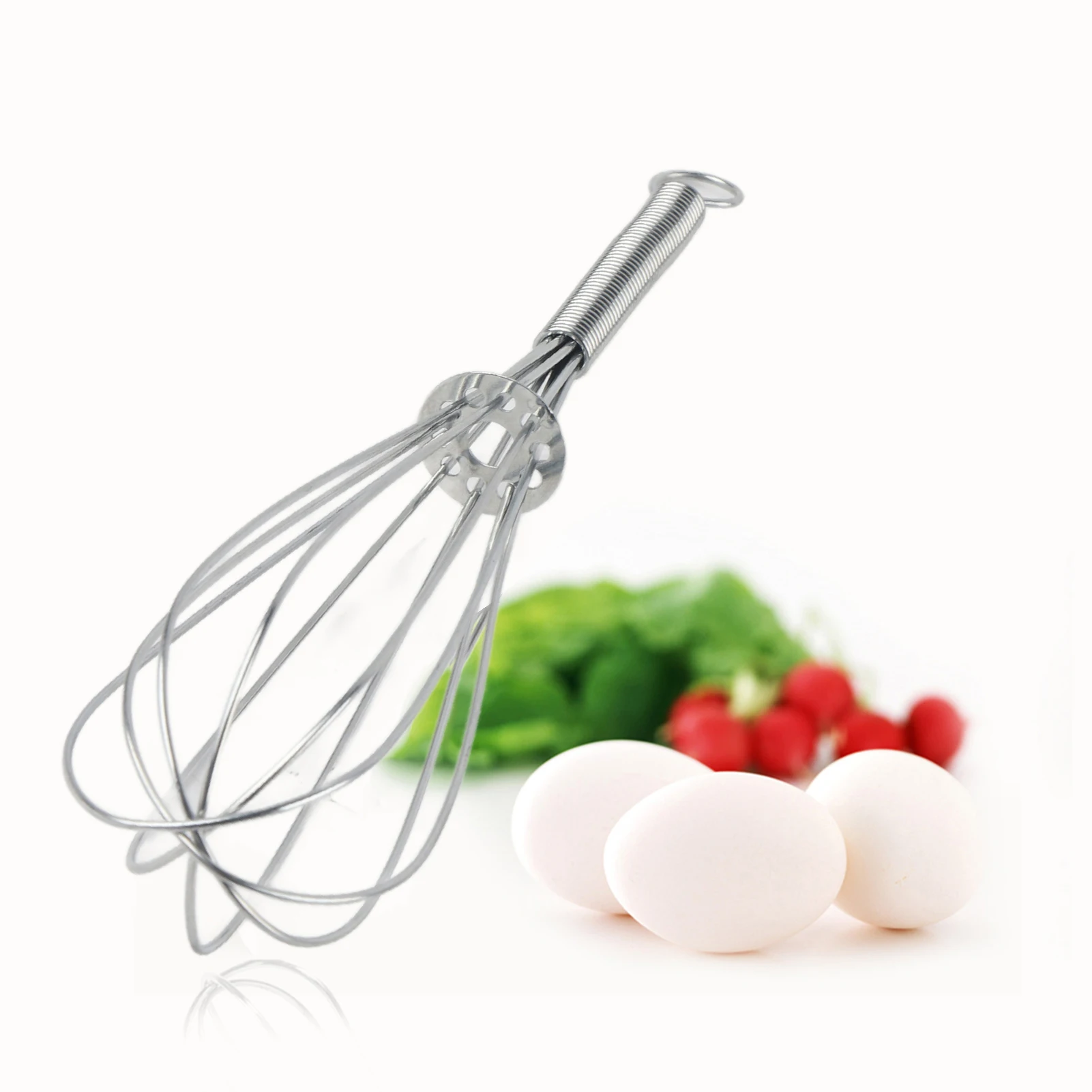 Baking Eggbeater Egg Beater Eggbeater Handheld Stainless Steel Egg Beaters Whisk Mixer Eggbeater Cooking Tool Handle Egg Beaters