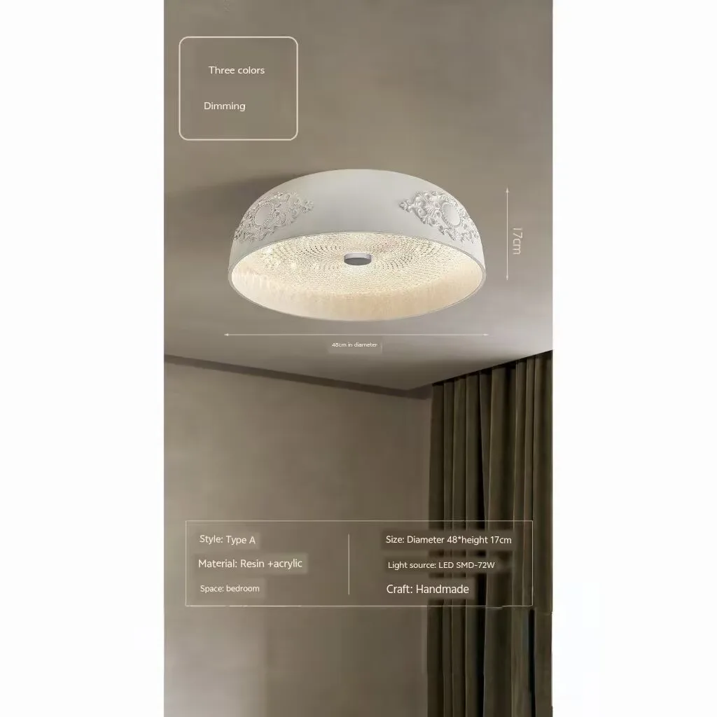 

French ceiling lamps, vintage chandeliers, full spectrum eye protecting bedroom lamps, high end engraved art lamps