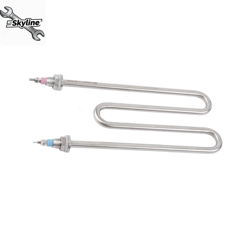 2KW/4KW SUS304 Water Heating Element - M Shape Heat Tube Ultrasonic Cleaner Parts for Spicy Soup Hot Stove Pasta Cooker