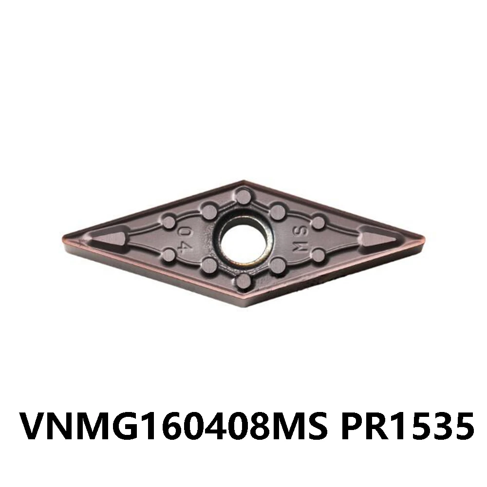 Original VNMG160404MS VNMG160408MS CA6525 Carbide Inserts CNC Lathe Cutter VNMG160404 VNMG160408 MS Tools Machine VNMG1604 VNMG