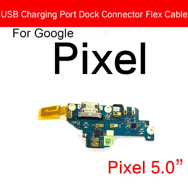 USB Charging Port Board For Google Pixel 2 2XL 3 3XL 3A XL 4 4XL 4A 5G Dock Charger Plug Connector Board Flex Cable Repair Parts