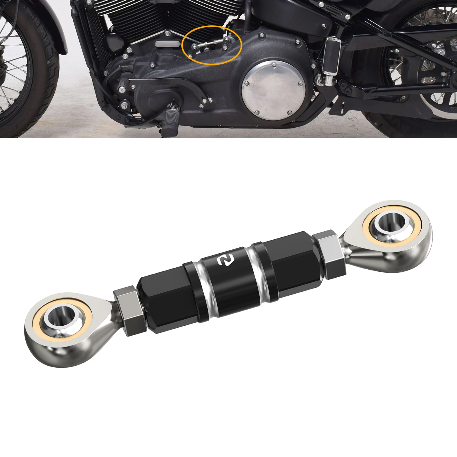 

For Harley Softail Standard FXST 107 FXLR Low Rider/S ST 114 117 Street Bob FXBB 107 114 Gear Shift Linkage Shifter Rod 33600125