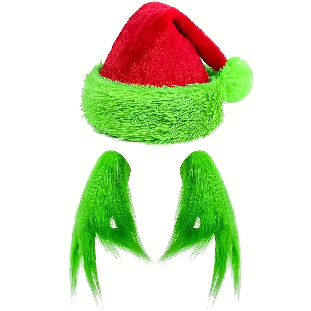 Christmas Gloves New Party Cosplay Hand Set Christmas COS Gloves Props Funny Dress Up