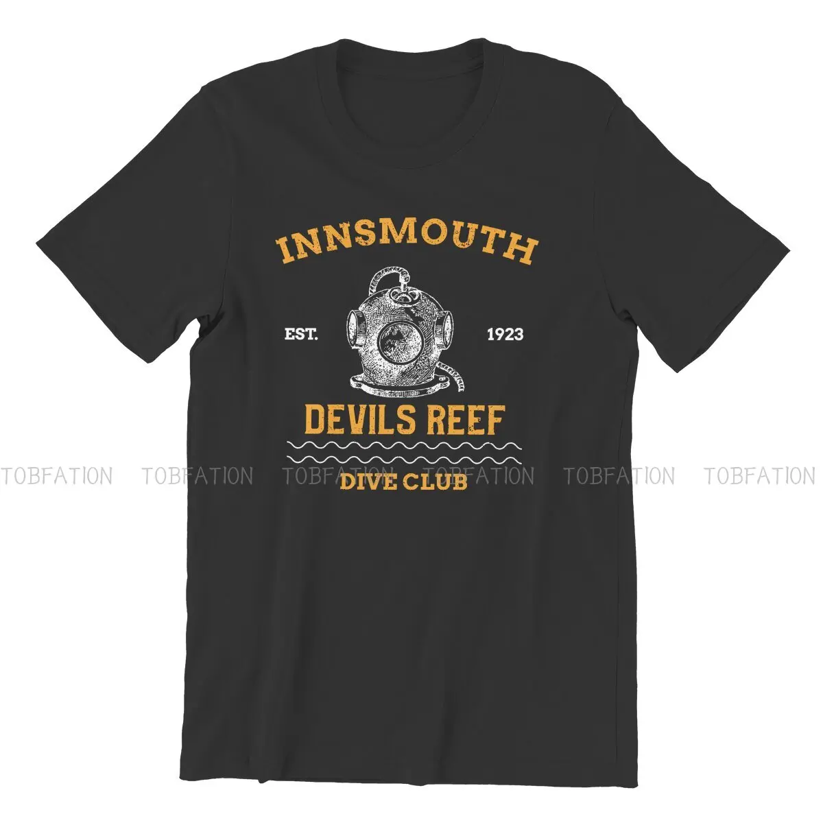 Innsmouth Devil Reef Dive Club O Neck TShirt Dive Scuba Diving Fabric Original T Shirt Man's Tops Fashion Oversized