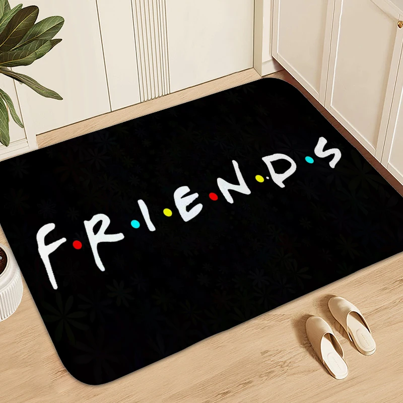 

Rug for Bedroom F-Friends Carpet for Kitchen Floor Mats Front Door Mat Sleeping Room Rugs Funny Doormat Washable Non-slip Carpet