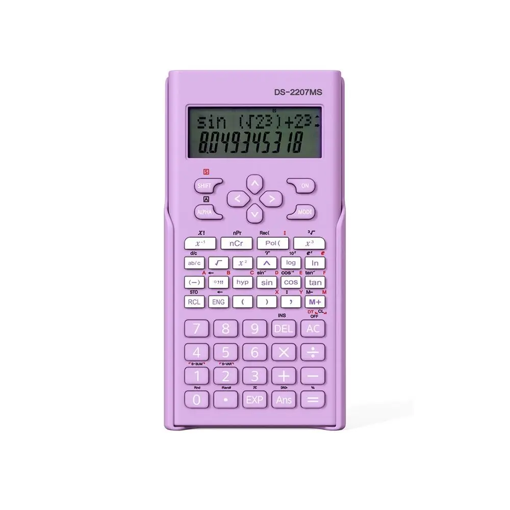 240 Functions Engineering Scientific Calculator 2-Line 12-Digit Standard Function Calculator Multifunction