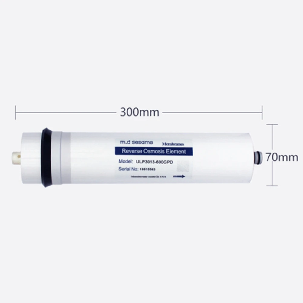 Système de filtre à eau à membrane d'osmose des barrage, éléments de membrane RO, 3013-600G, 2 pièces