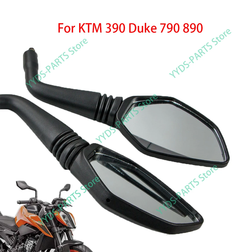 Motorcycle Rearview Mirrors Off Road Adv Wide Side Mirrors For KTM 390 Duke 790 890 Adventure R 1050 1090 Adventure /R