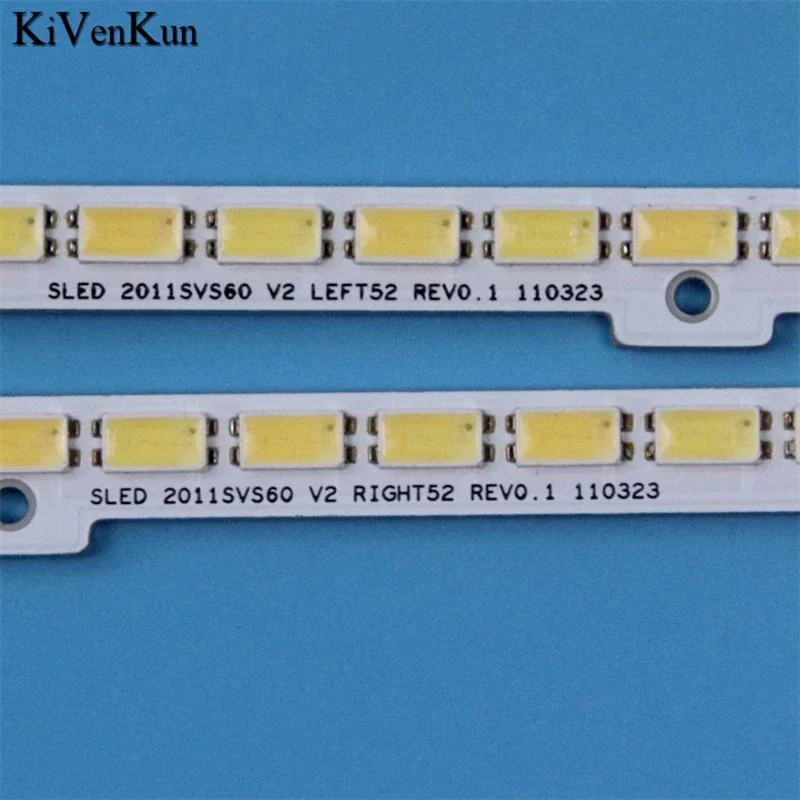TV LED 램프 삼성 UN60D6500VF UN60D6500VG UN60D6900VF 백라이트 스트립 SLED 2011SVS60 V2 LEFT52 REV0.1 밴드 눈금자 테이프