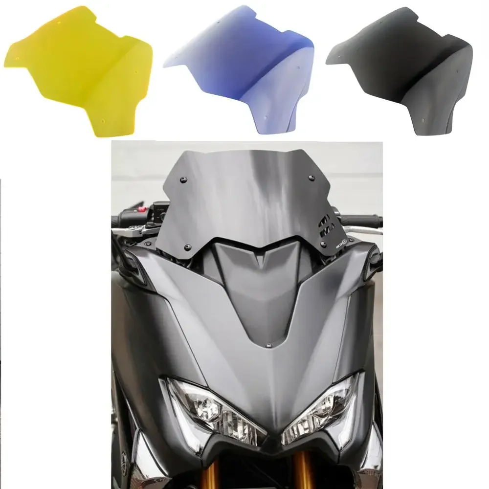 Parabrisas de motocicleta, parabrisas de plástico ABS para Yamaha Tmax 530 SX Dx t-max 2017-2019 2017 2018 2019