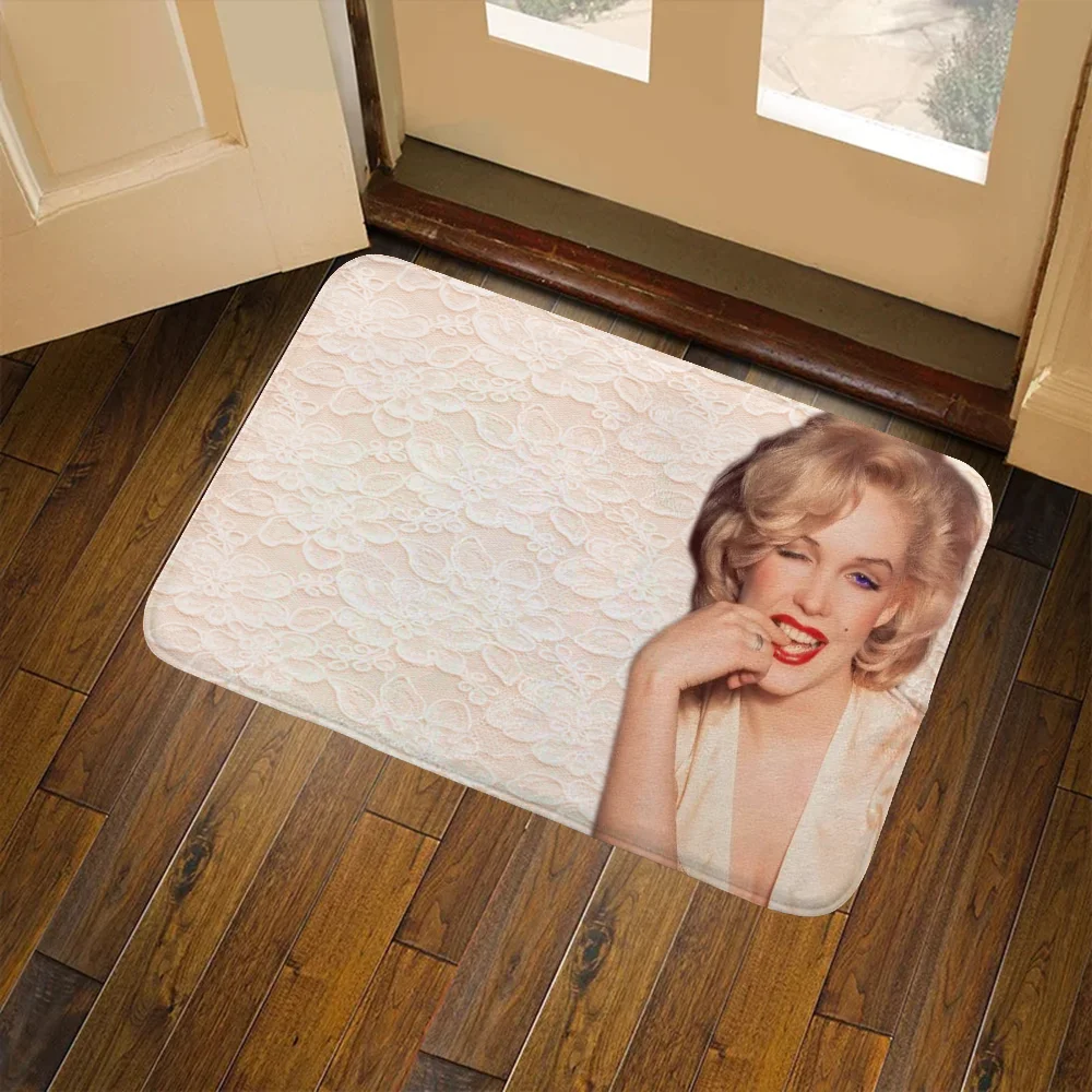 

Marilyn Monroe Hallway Carpet for Kitchen Living Room Mat for Hallway on the Floor Front Door Mat Entrance Outdoor Rug Bath Mats