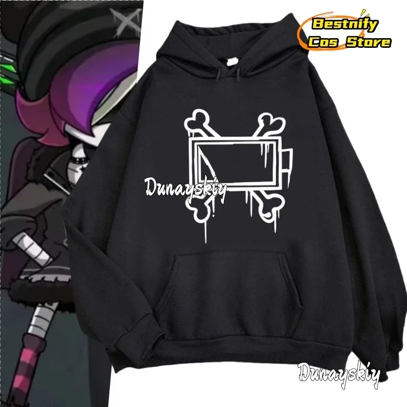 

ABC123CosplayGame Murder Drones Uzi Doorman Cosplay Hoodie Costume Unisex Bone Print Sweatshirt Casual Long Sleeve Hoo3'd,5;h.9/
