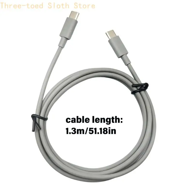 Typ-C-Ladekabel für Kopfhörer, Grau Ersatzkabel zum Aufladen von Kopfhörern E74A – Detail 6
