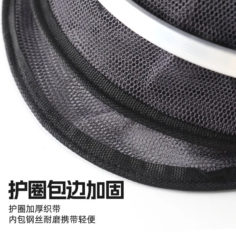 Portable small fish protection net bag for fishing in streams, special fishing gear for wild fishing
