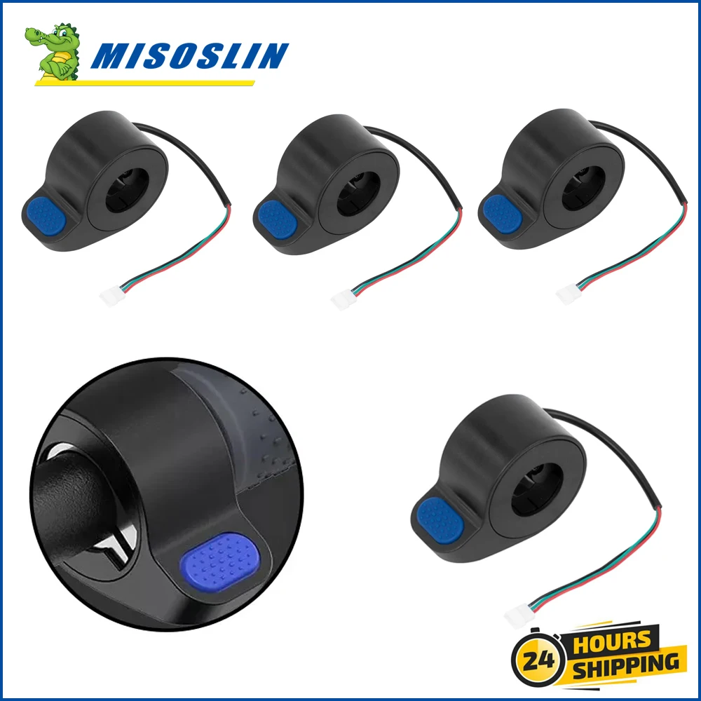 Thumb Throttle for Xiaomi Mi 3 Electric Scooter Accelerator Durable Blue Rubber Button Finger Throttle Speed Dial Control Parts