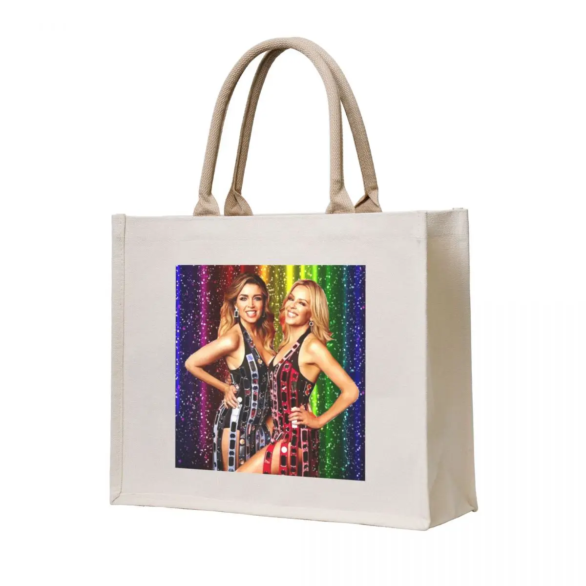 Kylie Minogue & Dannii Minogue - 100 Degrees Summer Of Pride Tote Bag Custom bag reusable shopping bag