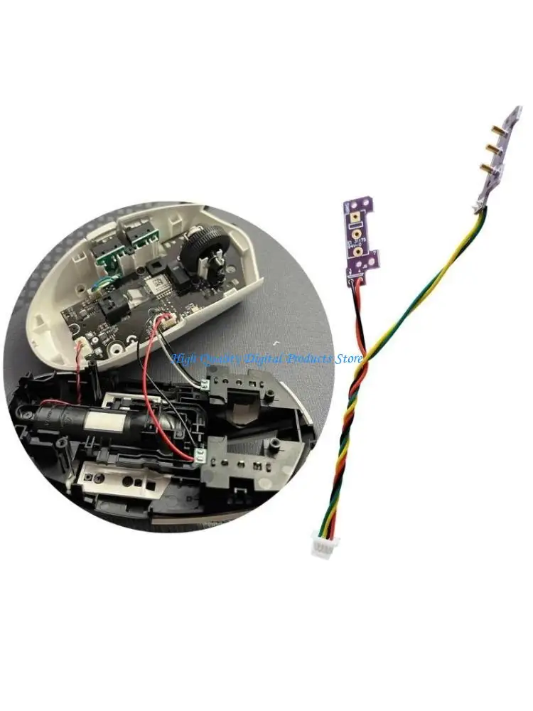 

U2JE 1PC Mouse Repair Parts Mouse Micro Switch Hot Swap for G304 G305 Gaming Mouse Replacement Mouse Button Board Cable