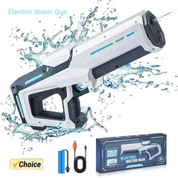 Electric Water Guns for Adults Powerful Squirt Automatic Water Suction Water Blasters Summer Outdoor Beach Toy for Kids Gift