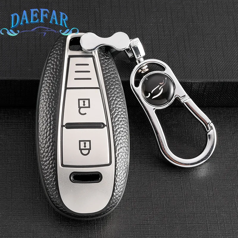 TPU Leather Car Remote Key Cover Case Shell Bag For Suzuki Swift Kizashi Vitara SX4 Baleno Ignis Ciaz S-cross Ertiga Protector