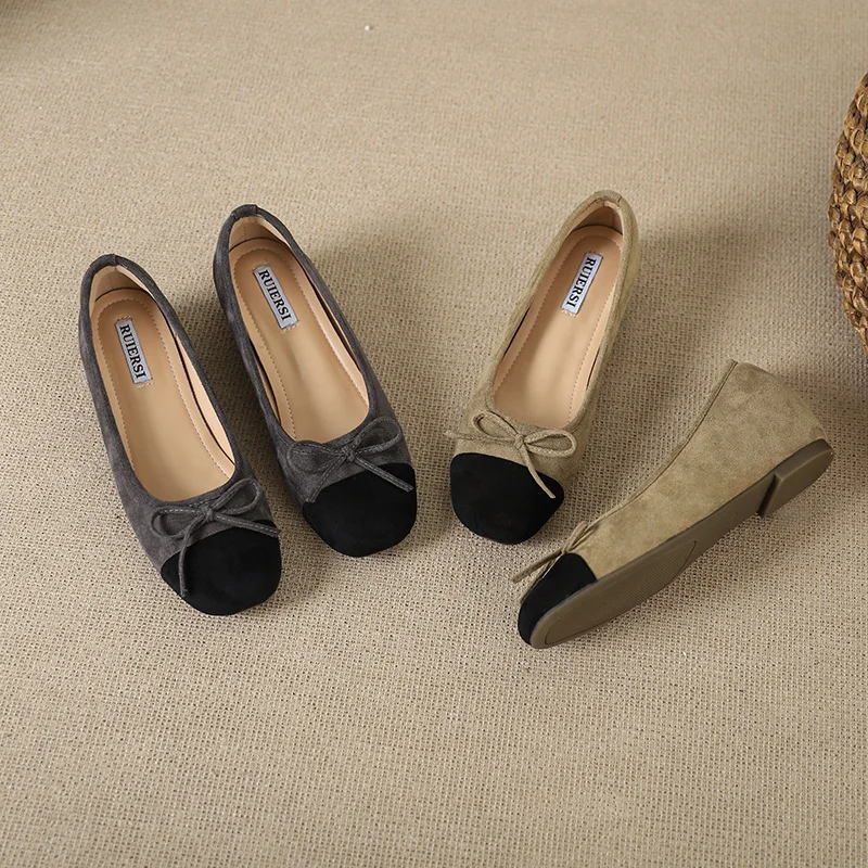 

Casual Chunky Heel Single Shoes Women's 2026 New Color Block Small Fragrance Style Square Head 35CM High Heel Fashionable Wom...