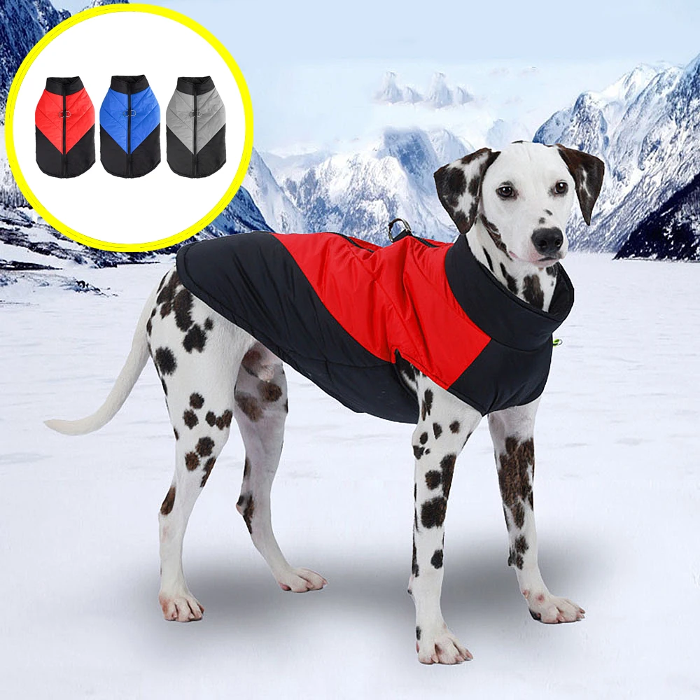 Pet Dog Clothes Winter Jacket For Small Large Dogs Windproof Waterproof Outdoor Puppy Warm Clothes French Bulldog Chihuahua Coat